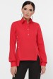 Рубашка с разрезами по бокам, красная RB-1785B (Рубашки, #10053)