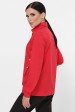 Рубашка с разрезами по бокам, красная RB-1785B (Рубашки, #10054)