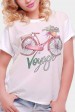 Стильная летняя женская футболка - "Air" FB-1140Y (Футболки, #10183)