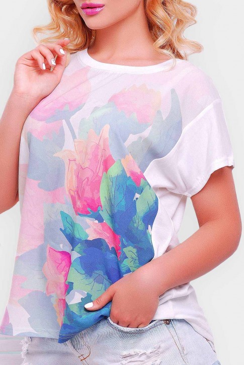 Современная женская футболка - "Air" FB-1140X (фото 2)