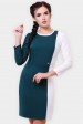 Двухцветное платье "Aster" PL-1551B (Платья, #10640)