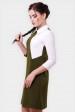 Двухцветное платье с воротником. PL-1550B (Платья, #10645)