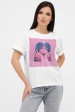 Женская футболка с креативным арт рисунком. FB-1022 (Футболки, #10992)