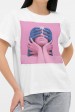 Женская футболка с креативным арт рисунком. FB-1022 (Футболки, #10993)