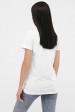 Женская белая футболка с винтажным принтом и коротким рукавом. FB-1003 (Футболки, #11017)