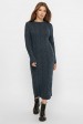 Темное вязаное платье VPD0008 - купить оптом (Платья вязаные, #12149)