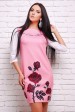 Платье с розами D&G на розовом фоне (Платья, #2975)
