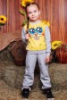 Модный детский костюм с принтом Спанч Боб - "Kids" KS-049 (Детские костюмы, #3265)