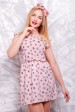 Милое платье  бледно розового цвета - "Kristy" PL-1307C (Платья, #3611)
