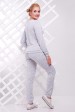 Женский спортивный костюм серого цвета - "Knit" SK-1355B (Костюмы, #4200)