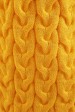 Короткий кардиган ярко-желтого цвета из акрила и хлопка  (Кардиганы вязаные, #4294)
