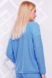 Легкий женский свитер с узором, голубой SVV0001 (Свитера вязаные, #4317)