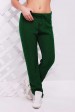 Стильные зеленые штаны из вязаного трикотажа - SHV0003 (Штаны вязаные, #4355)