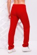 Стильные вязаные штаны красного цвета - SHV0005 (Штаны вязаные, #4362)