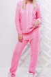 Вязаный костюм светло-розовый женский - SKV0011 (Костюмы вязаные, #4438)