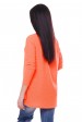 Легкий свитер с приспущенным плечом, оранжевый SVN0007 (Свитера вязаные, #5393)