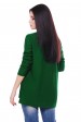 Легкий свитер с приспущенным плечом, зеленый SVN0008 (Свитера вязаные, #5395)