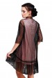 Прозрачное платье в горошек с воланами (Платья, #6778)