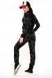 Женский черно-серый камуфляжный костюм "Militaire" (Костюмы, #6911)