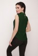 Блуза из креп-шифона, темно-зеленая BZ-1613B | Распродажа (Блузки, #6944)