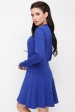 Платье с расклешенной юбкой, синий электрик PL-1621C (Платья, #6999)