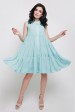 Летнее платье "Princess" нежно голубого цвета (Платья, #7257)