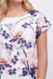 Женская футболка "Lada" с цветочным принтом (Футболки, #7261)