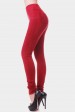 Бордовые замшевые лосины с карманами. LSN-250D (Леггинсы и лосины, #7684)