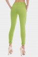 Зеленые укороченные женские брюки 7/8 в мелкий горошек. BRK-286E (Брюки, Штаны, #7836)