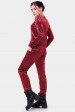 Красный велюровый костюм "Vivien" SK-1569E (Костюмы, #8276)