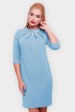 Голубое платье "Бусинка" PL-1357G (Платья, #8340)