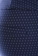 Укороченные женские брюки 7/8 темно-синего цвета в горошек. BRK-286B (Брюки, Штаны, #8470)
