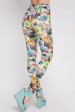 Женские лосины с цветочным принтом. LSN-189G (Леггинсы и лосины, #8737)